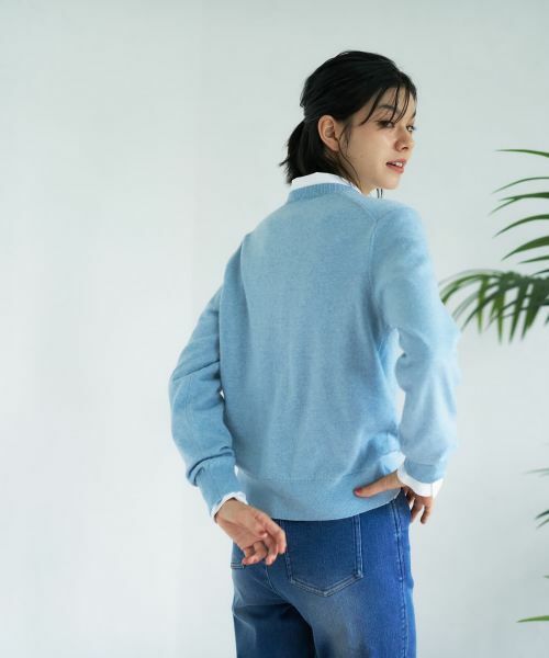 CARA O CRUZ / キャラ・オ・クルス カーディガン・ボレロ | 【質感のいい】雪柄ニットカーディガン【ZEGNA BARUFFA】 | 詳細9