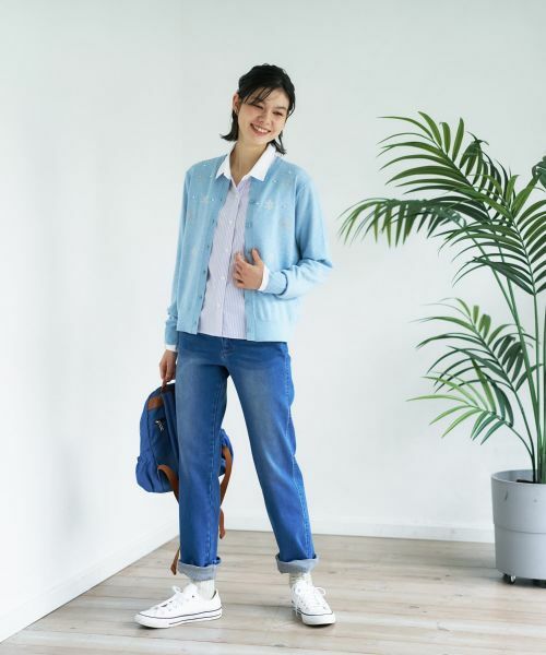 CARA O CRUZ / キャラ・オ・クルス デニムパンツ | あったかデニムパンツ | 詳細13