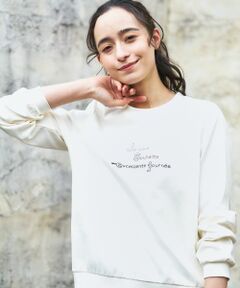 CARA O CRUZ / キャラ・オ・クルス カットソー | 刺繍クルーネックカットソー【CoC by CARA O CRUZ】