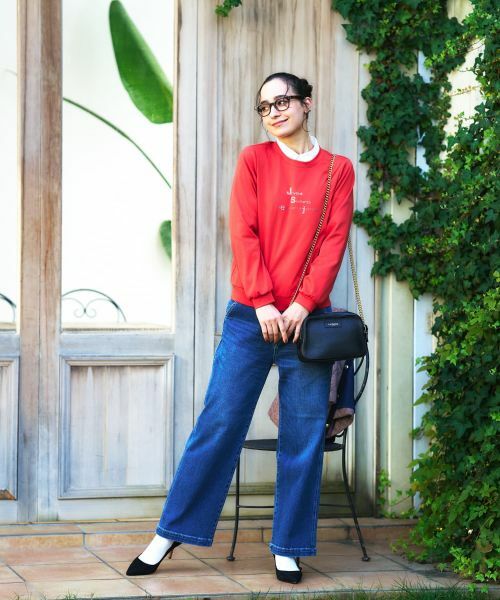 CARA O CRUZ / キャラ・オ・クルス カットソー | 刺繍クルーネックカットソー【CoC by CARA O CRUZ】 | 詳細14