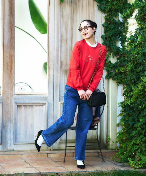 CARA O CRUZ / キャラ・オ・クルス カットソー | 刺繍クルーネックカットソー【CoC by CARA O CRUZ】 | 詳細15