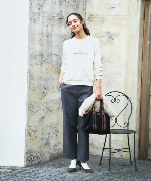 CARA O CRUZ / キャラ・オ・クルス カットソー | 刺繍クルーネックカットソー【CoC by CARA O CRUZ】 | 詳細21