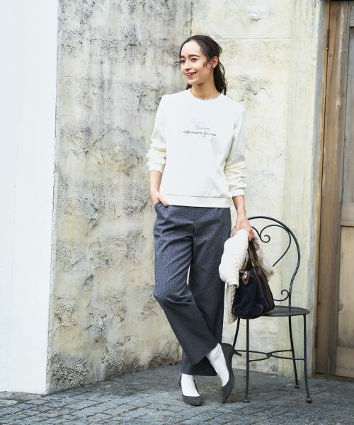 CARA O CRUZ / キャラ・オ・クルス カットソー | 刺繍クルーネックカットソー【CoC by CARA O CRUZ】 | 詳細23