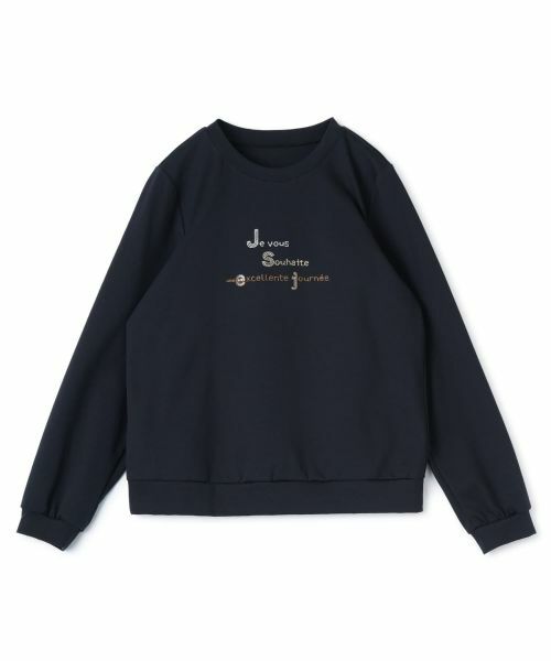 CARA O CRUZ / キャラ・オ・クルス カットソー | 刺繍クルーネックカットソー【CoC by CARA O CRUZ】 | 詳細24