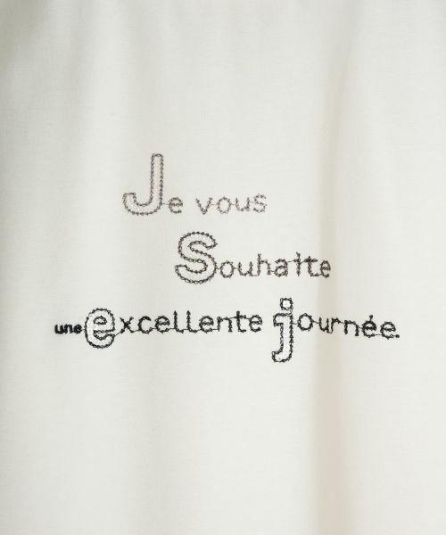 CARA O CRUZ / キャラ・オ・クルス カットソー | 刺繍クルーネックカットソー【CoC by CARA O CRUZ】 | 詳細27