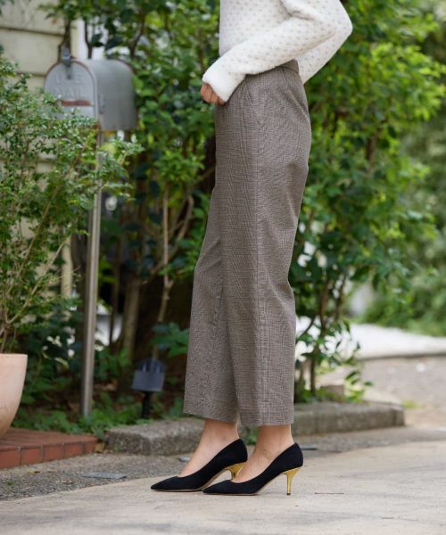 CARA O CRUZ / キャラ・オ・クルス その他パンツ | トラッドチェックパンツ | 詳細1