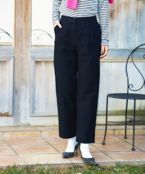 CARA O CRUZ / キャラ・オ・クルス その他パンツ | ワイドテーパードパンツ【CoC by CARA O CRUZ】 | 詳細5