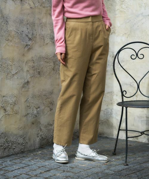 CARA O CRUZ / キャラ・オ・クルス その他パンツ | 洗える ワイドテーパードパンツ【CoC by CARA O CRUZ】 | 詳細2