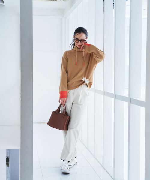 CARA O CRUZ / キャラ・オ・クルス その他パンツ | 洗える ワイドテーパードパンツ【CoC by CARA O CRUZ】 | 詳細20