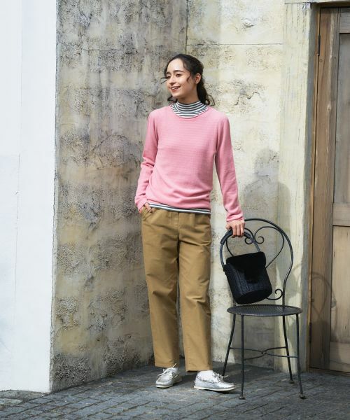 CARA O CRUZ / キャラ・オ・クルス その他パンツ | 洗える ワイドテーパードパンツ【CoC by CARA O CRUZ】 | 詳細24