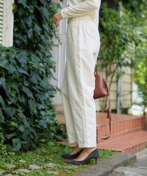 CARA O CRUZ / キャラ・オ・クルス その他パンツ | 洗える ワイドテーパードパンツ【CoC by CARA O CRUZ】 | 詳細7