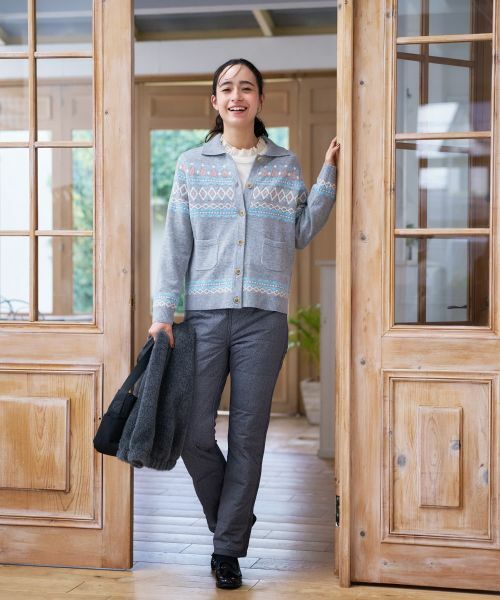 CARA O CRUZ / キャラ・オ・クルス カーディガン・ボレロ | ノルディック柄カーディガン | 詳細11