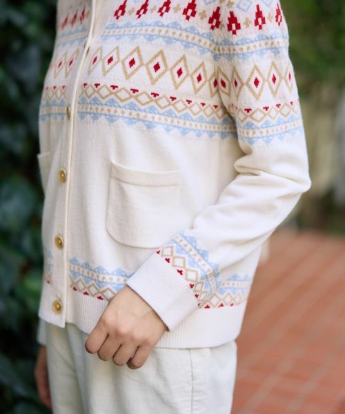 CARA O CRUZ / キャラ・オ・クルス カーディガン・ボレロ | ノルディック柄カーディガン | 詳細26