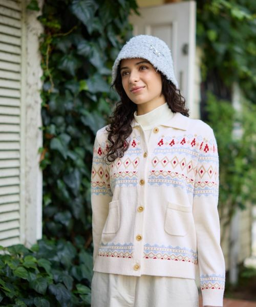 CARA O CRUZ / キャラ・オ・クルス カーディガン・ボレロ | ノルディック柄カーディガン | 詳細6