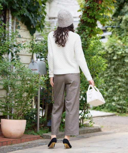 CARA O CRUZ / キャラ・オ・クルス ニット・セーター | スノーフレーク柄シャギーニット | 詳細30