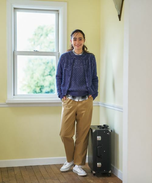 CARA O CRUZ / キャラ・オ・クルス カーディガン・ボレロ | スノーフレーク柄シャギーカーディガン | 詳細10