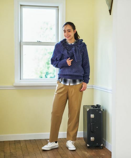 CARA O CRUZ / キャラ・オ・クルス カーディガン・ボレロ | スノーフレーク柄シャギーカーディガン | 詳細11