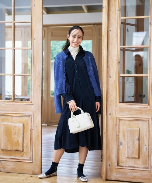 CARA O CRUZ / キャラ・オ・クルス カーディガン・ボレロ | スノーフレーク柄シャギーカーディガン | 詳細17