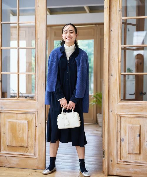 CARA O CRUZ / キャラ・オ・クルス カーディガン・ボレロ | スノーフレーク柄シャギーカーディガン | 詳細19