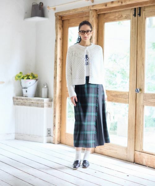 CARA O CRUZ / キャラ・オ・クルス カーディガン・ボレロ | スノーフレーク柄シャギーカーディガン | 詳細27