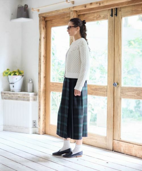 CARA O CRUZ / キャラ・オ・クルス カーディガン・ボレロ | スノーフレーク柄シャギーカーディガン | 詳細29