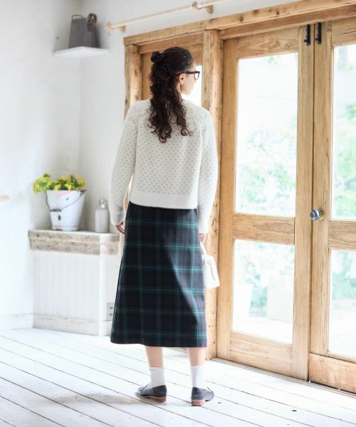 CARA O CRUZ / キャラ・オ・クルス カーディガン・ボレロ | スノーフレーク柄シャギーカーディガン | 詳細30