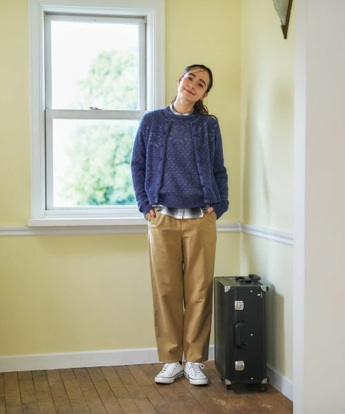 CARA O CRUZ / キャラ・オ・クルス カーディガン・ボレロ | スノーフレーク柄シャギーカーディガン | 詳細8