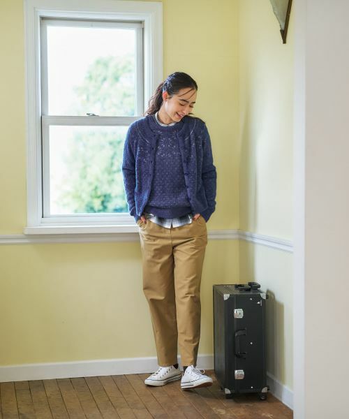 CARA O CRUZ / キャラ・オ・クルス カーディガン・ボレロ | スノーフレーク柄シャギーカーディガン | 詳細9