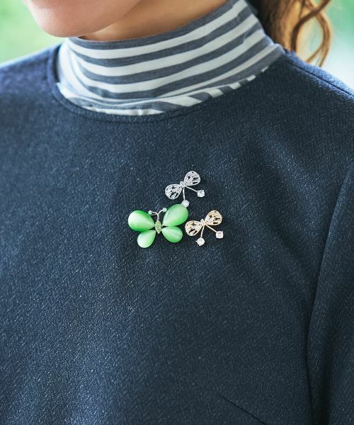 CARA O CRUZ / キャラ・オ・クルス ブローチ・コサージュ | リボンブローチ | 詳細2