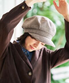 CARA O CRUZ / キャラ・オ・クルス ハンチング・キャスケット・ベレー帽 | チェックキャスケット