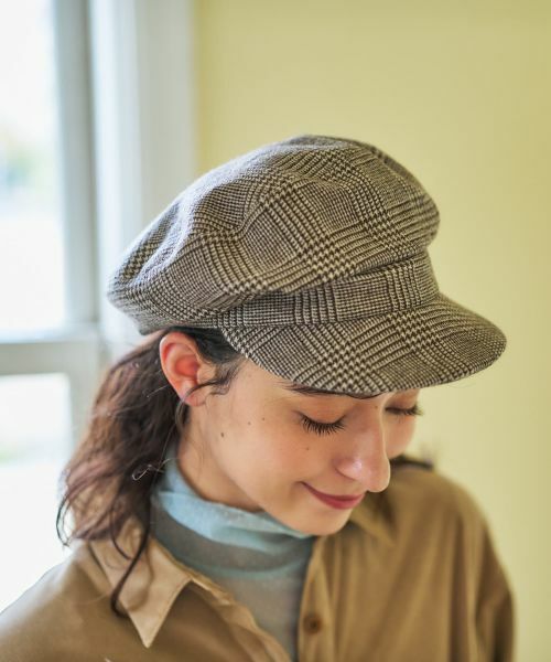 CARA O CRUZ / キャラ・オ・クルス ハンチング・キャスケット・ベレー帽 | チェックキャスケット | 詳細1