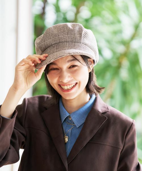 CARA O CRUZ / キャラ・オ・クルス ハンチング・キャスケット・ベレー帽 | チェックキャスケット | 詳細17