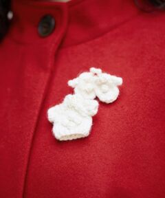 CARA O CRUZ / キャラ・オ・クルス ブローチ・コサージュ | ニット＆ミトンモチーフブローチ