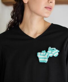 CARA O CRUZ / キャラ・オ・クルス ブローチ・コサージュ | ニット＆ミトンモチーフブローチ