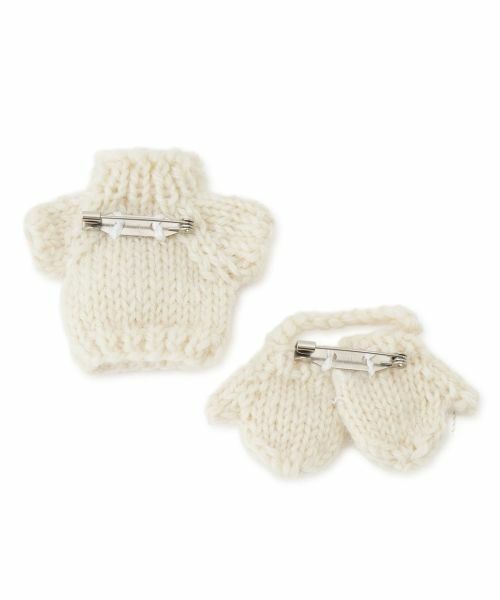 CARA O CRUZ / キャラ・オ・クルス ブローチ・コサージュ | ニット＆ミトンモチーフブローチ | 詳細5