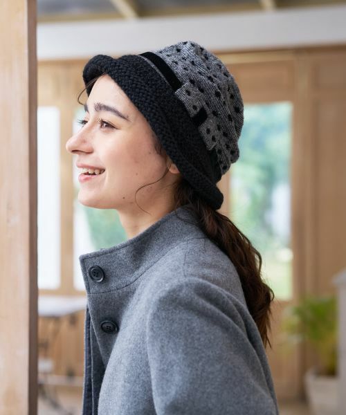 CARA O CRUZ / キャラ・オ・クルス ハット | かぎ編みニットハット【VECCHI】 | 詳細2