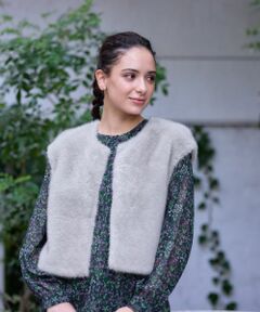 CARA O CRUZ / キャラ・オ・クルス テーラードジャケット | フェイクファーベスト