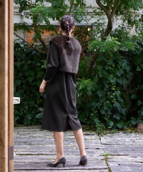 CARA O CRUZ / キャラ・オ・クルス テーラードジャケット | フェイクファーベスト | 詳細11