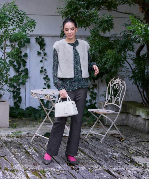 CARA O CRUZ / キャラ・オ・クルス テーラードジャケット | フェイクファーベスト | 詳細12