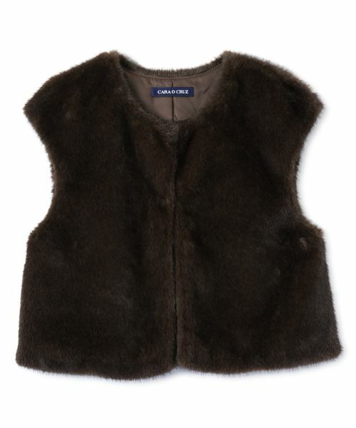 CARA O CRUZ / キャラ・オ・クルス テーラードジャケット | フェイクファーベスト | 詳細21