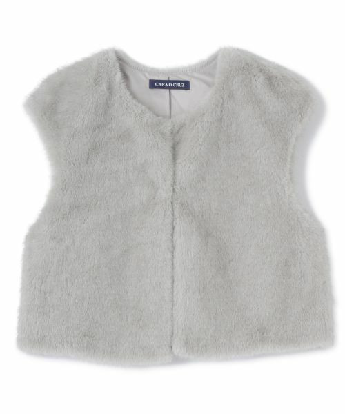 CARA O CRUZ / キャラ・オ・クルス テーラードジャケット | フェイクファーベスト | 詳細22