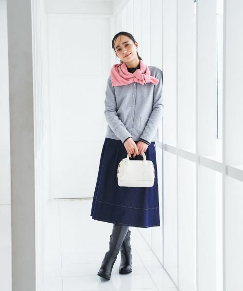 CARA O CRUZ / キャラ・オ・クルス カットソー | ハイネックボーダーカットソー【CoC by CARA O CRUZ】 | 詳細14