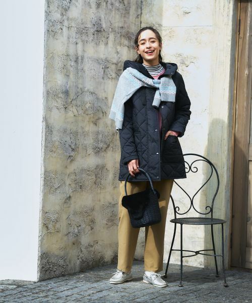 CARA O CRUZ / キャラ・オ・クルス カットソー | ハイネックボーダーカットソー【CoC by CARA O CRUZ】 | 詳細22