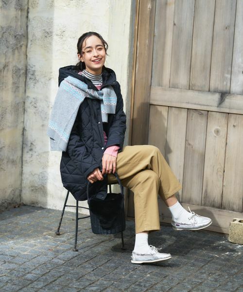 CARA O CRUZ / キャラ・オ・クルス カットソー | ハイネックボーダーカットソー【CoC by CARA O CRUZ】 | 詳細23