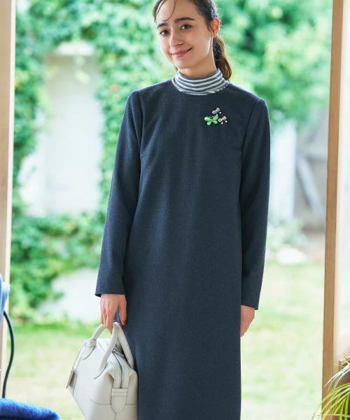 CARA O CRUZ / キャラ・オ・クルス ドレス | クルーネックサックワンピース | 詳細3