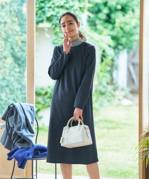 CARA O CRUZ / キャラ・オ・クルス ドレス | クルーネックサックワンピース | 詳細9