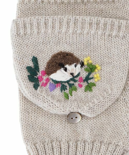 CARA O CRUZ / キャラ・オ・クルス 手袋 | 刺繍ミトングローブ | 詳細10