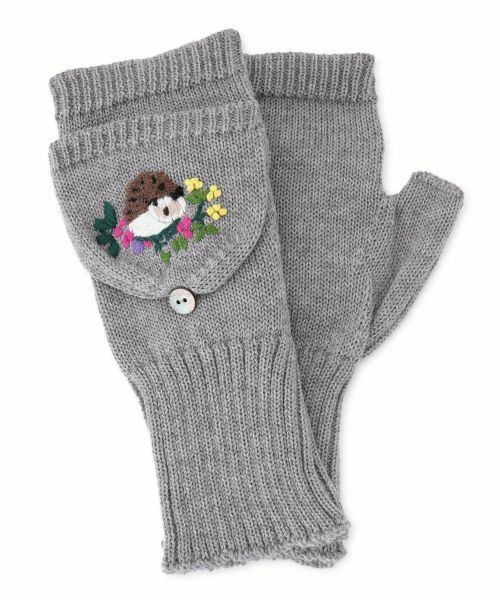 CARA O CRUZ / キャラ・オ・クルス 手袋 | 刺繍ミトングローブ | 詳細11