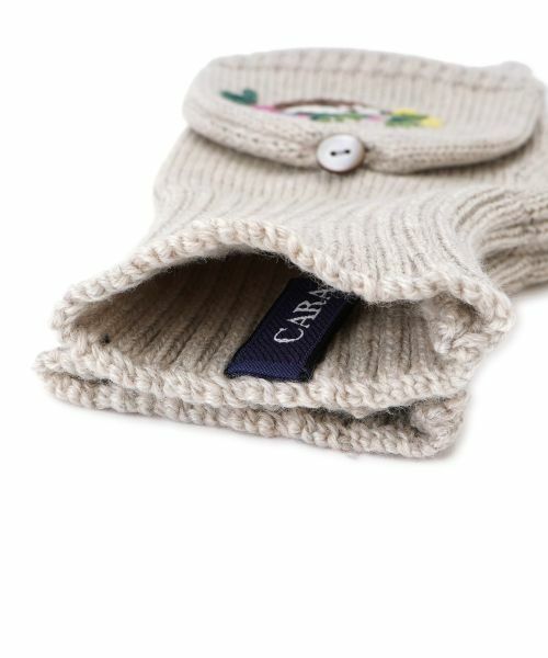 CARA O CRUZ / キャラ・オ・クルス 手袋 | 刺繍ミトングローブ | 詳細9