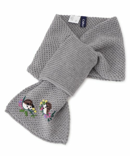 CARA O CRUZ / キャラ・オ・クルス マフラー・ショール・スヌード・ストール | 刺繍マフラー | 詳細8